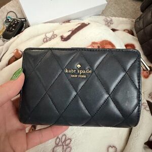 Kate Spade Black Quilted Wallet